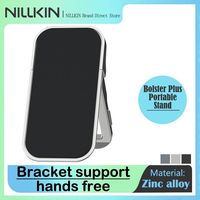 NILLKIN 3/11/16° Adjustable Laptop Stand, Aerospace Aluminum Alloy Portable Holder, Anti-Shake Cooling Pad & Non-Slip Silicone