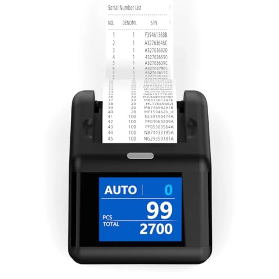 

P-07 Thermal Printer for N70 Mixed Denomination Money Counter Machine Connects via RJ-11 Plug Receipt Printer Suitable for 58 m