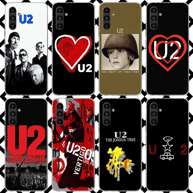 Band U-U2 Rock Phone Case for Samsung Galaxy A17 A37 A57 A16 A26 A36 A56 A15 A25 A35 A55 A14 A24 A34 A54 A13 A23 A33 A53 Galaxy 
