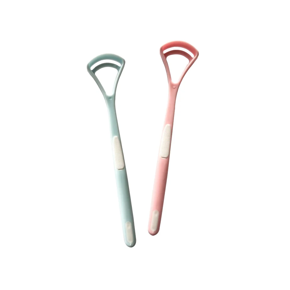 10 قطعة مكشطة اللسان قسط منظفات صحة الفم للحمام سهلة الاستخدام فرشاة تنظيف اللسان تزيل رائحة الفم بشكل فعال