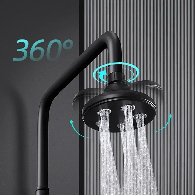 High Pressure Mini Rainfall Shower Head, Rainshower High Pressure Magic Water Flow Shower Head Water Saving Bathroom Accessories