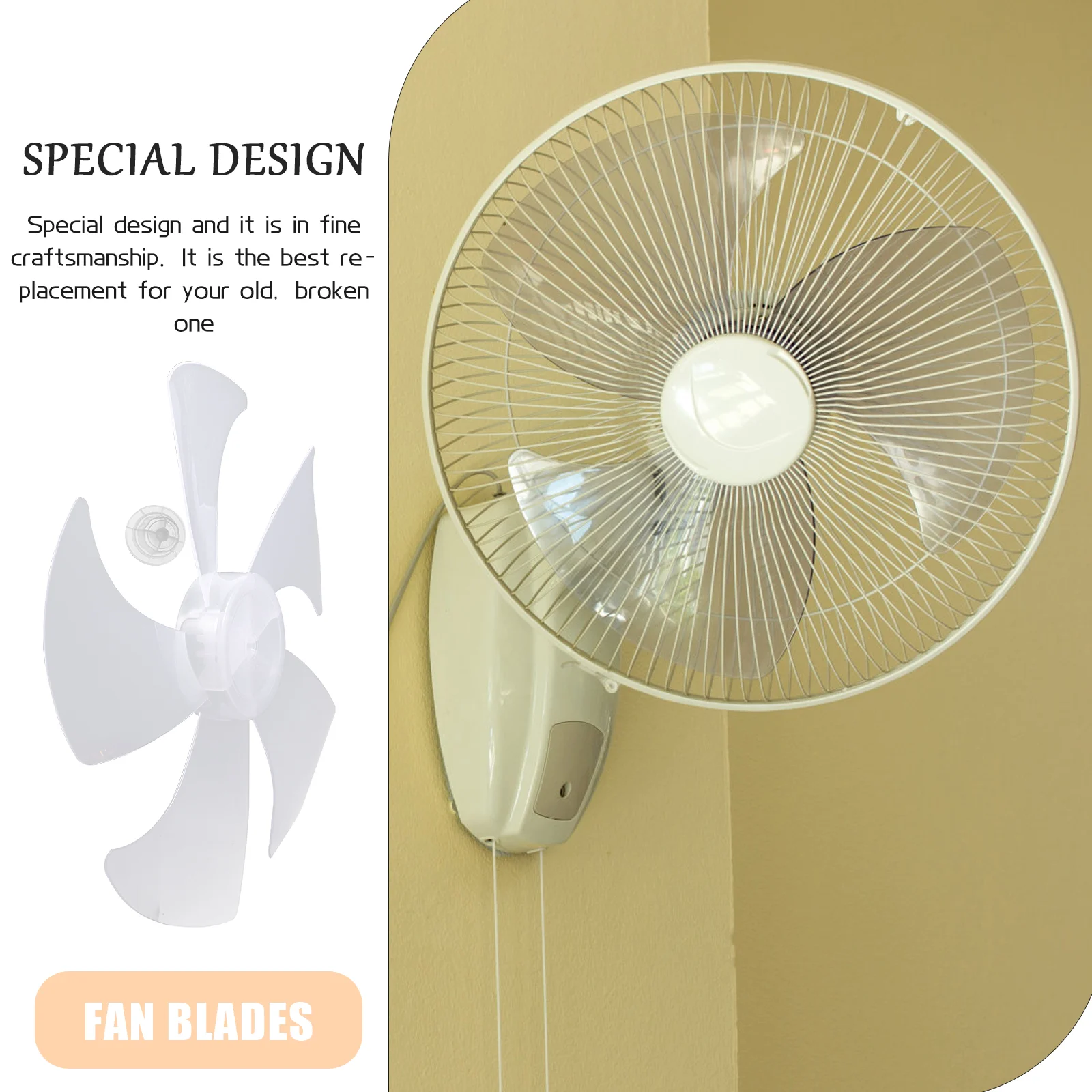 Wind Blower Electric Fan Black Accessories Universal Blades Ceiling Rechargeable Portable