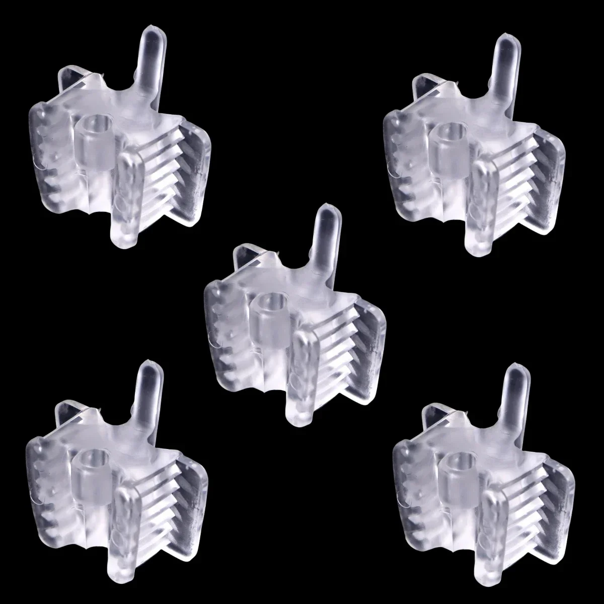 

5pcs Dental Silicone Mouth Props Mouth Opener Cheek Retractor Dental Bite Blocks Large Size 4.2cm Dentist Oral Hygiene Tools