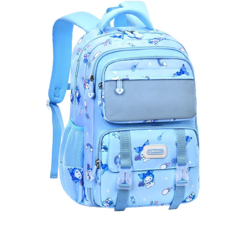 

New Sanrios Child Backpack Student School Bag Cartoon Cute Child Study Supplies Light Ridge Protection Printing Large Capacity