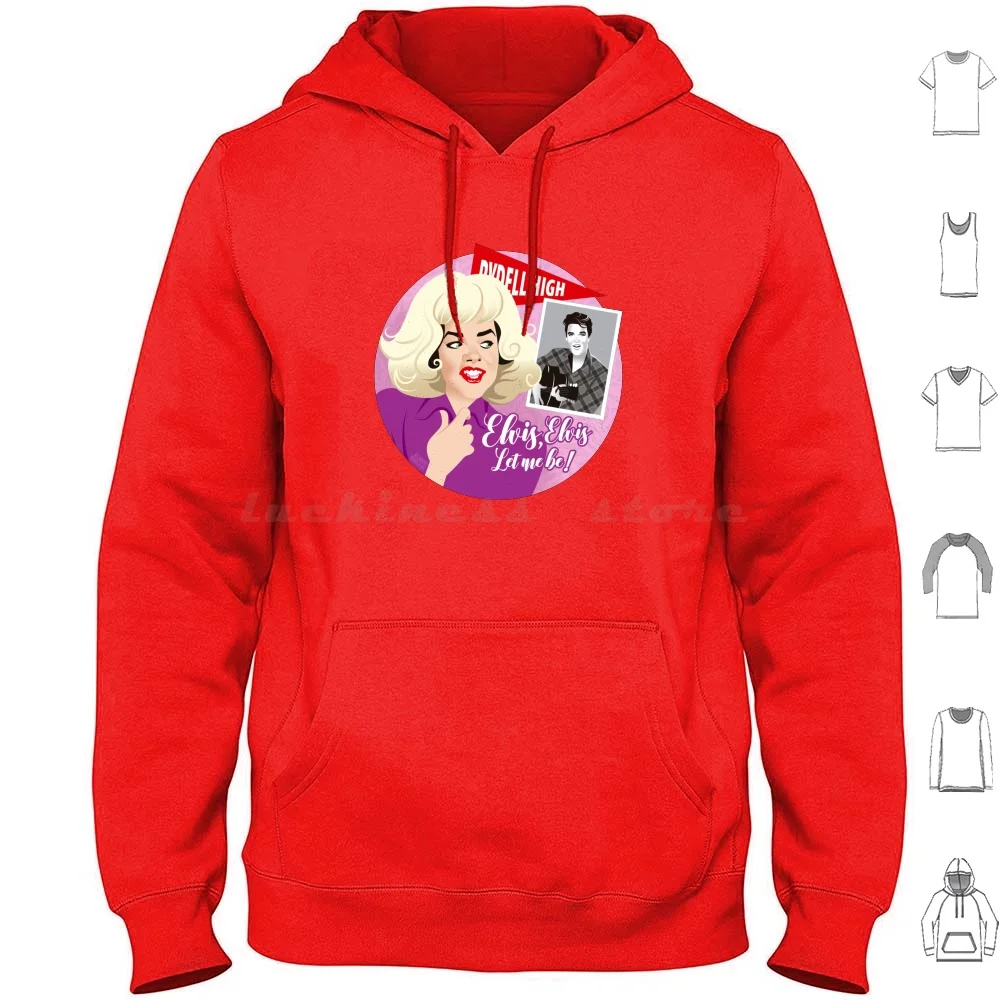 Let Me Be! Hoodies Long Sleeve Rizzo Stockard Channing Grease Let Me Be Look At Me Im Sandra Dee Alejandro Mogollo Art