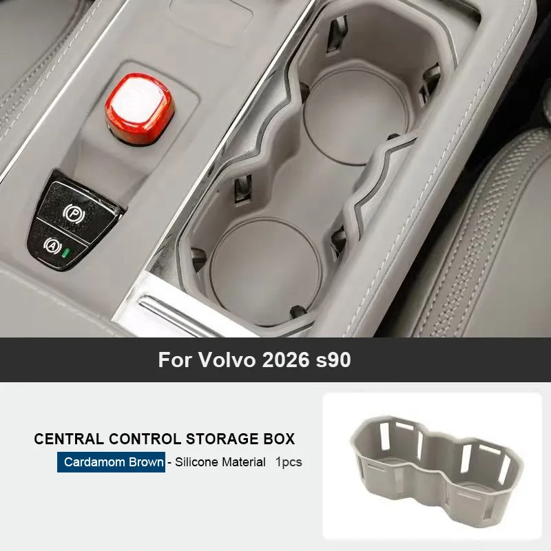 Für Volvo 2026 S90 XC60 XC90 Auto-Aufbewahrungsbox Getränkehalter-Ablage Auto-Innenausstattung Dekorationsprodukte Kollektion