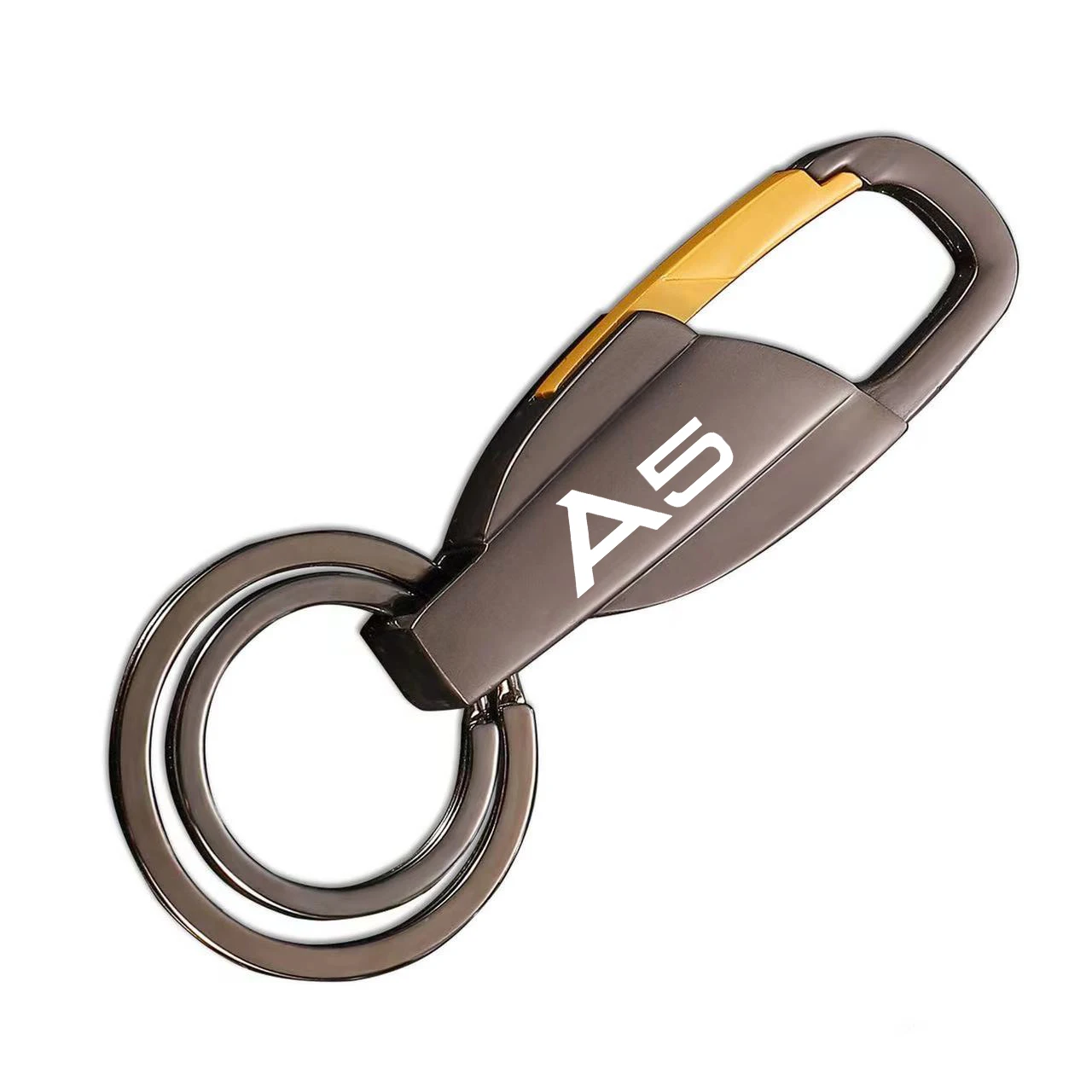 For AUDI A5 8T accessories Multifunctional keychain leather keychain metal gift