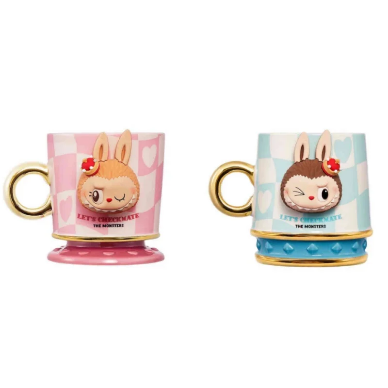 

Genuine Labubu The Monsters Chess Adventure Series Water Cup Surrounding Office Coffee Milk Couple Surprise Gift Ceramic Mugs