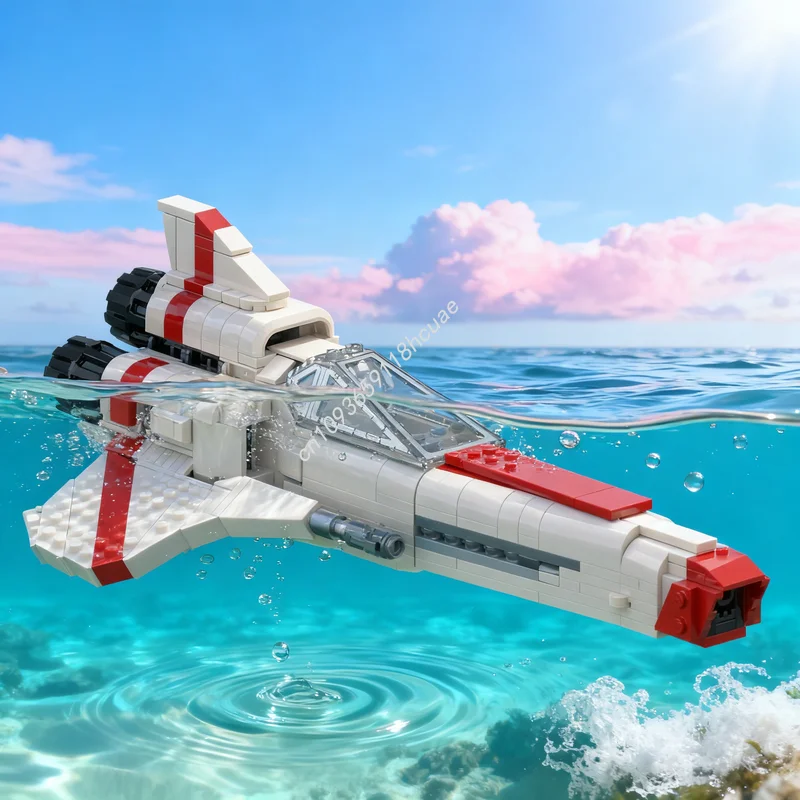 

484 детали MOC «Колониальный Вайпер MkII» — космическая модель, конструктор, архитектурная игрушка, сборка своими руками, рождественский подарок, креативное образовательное решение