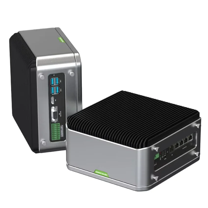 Re-Server Industrial J3010  Fanless AI Enabled NVR Server with NVIDIA Jetson Orin Nano 4GB Module