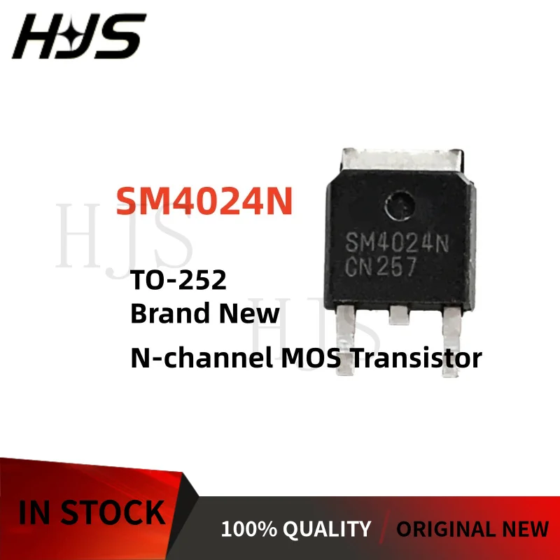 5-10-20PCS Brand New SM4024N SM4024NSU TO 252 N-channel MOSFET Field effect tube 60A 40V In Stock