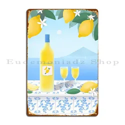 Limoncello Cocktail Peya Metal Plaque Poster Printed Garage Plaques Pub Pub Plates Tin Sign Poster