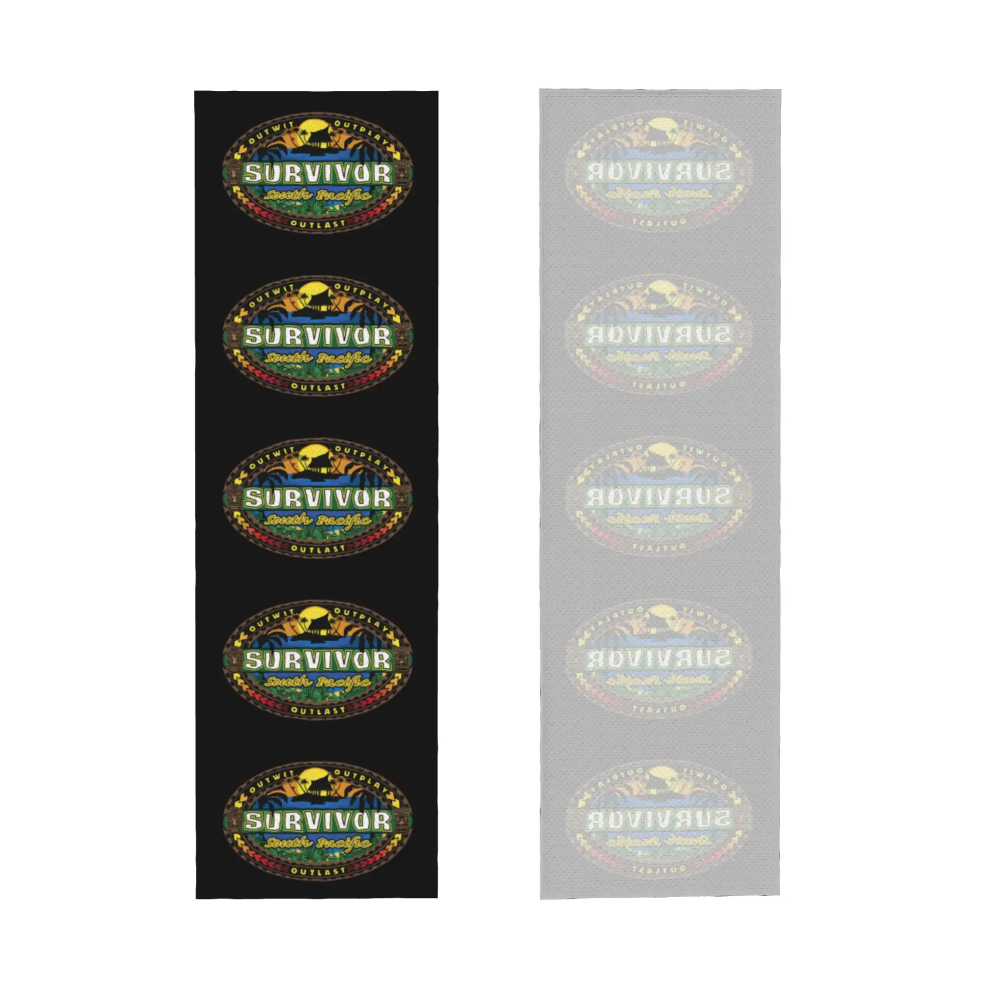 Reality TV Survivor South Pacific Cold Exercise Towel Quick Dry Face Towel  Running Towels