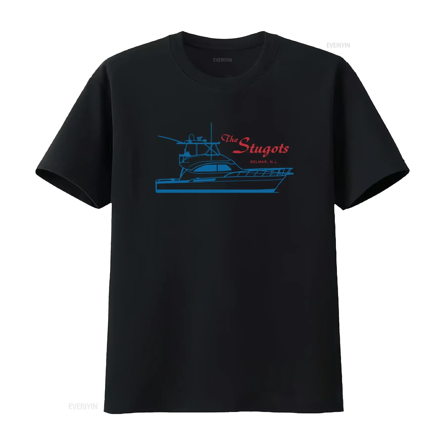 The Stugots Yacht T Shirt Adult 90's Fandom Tony Soprano TV Show Inspired Design Belmar N J Theme High Quality Print vintage