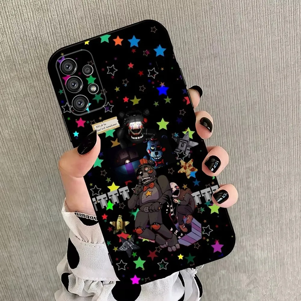 Fnaf F-Five-nights-At-Freddys Phone Case For Samsung Galaxy A20,A21s,A22,A31,A32,A52,A53,A72,73,A80,A91 Soft Black Cover