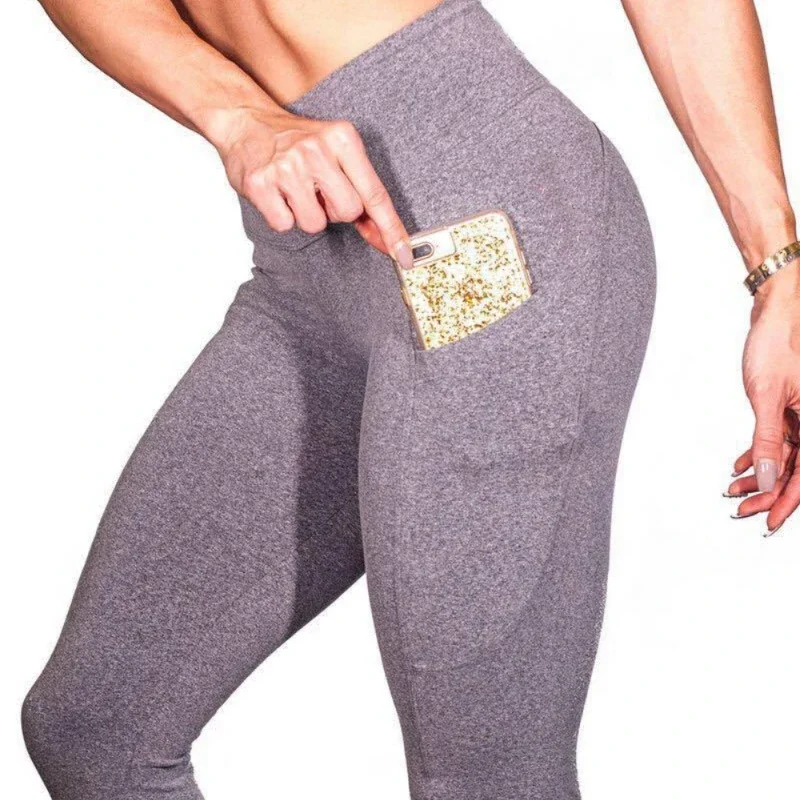 High Waist Yoga Legging Withe Pockets Fitness Running Sweatpants for Women Quick-Dry Sport Trousers Workout Yoga Pants 2023 NEW