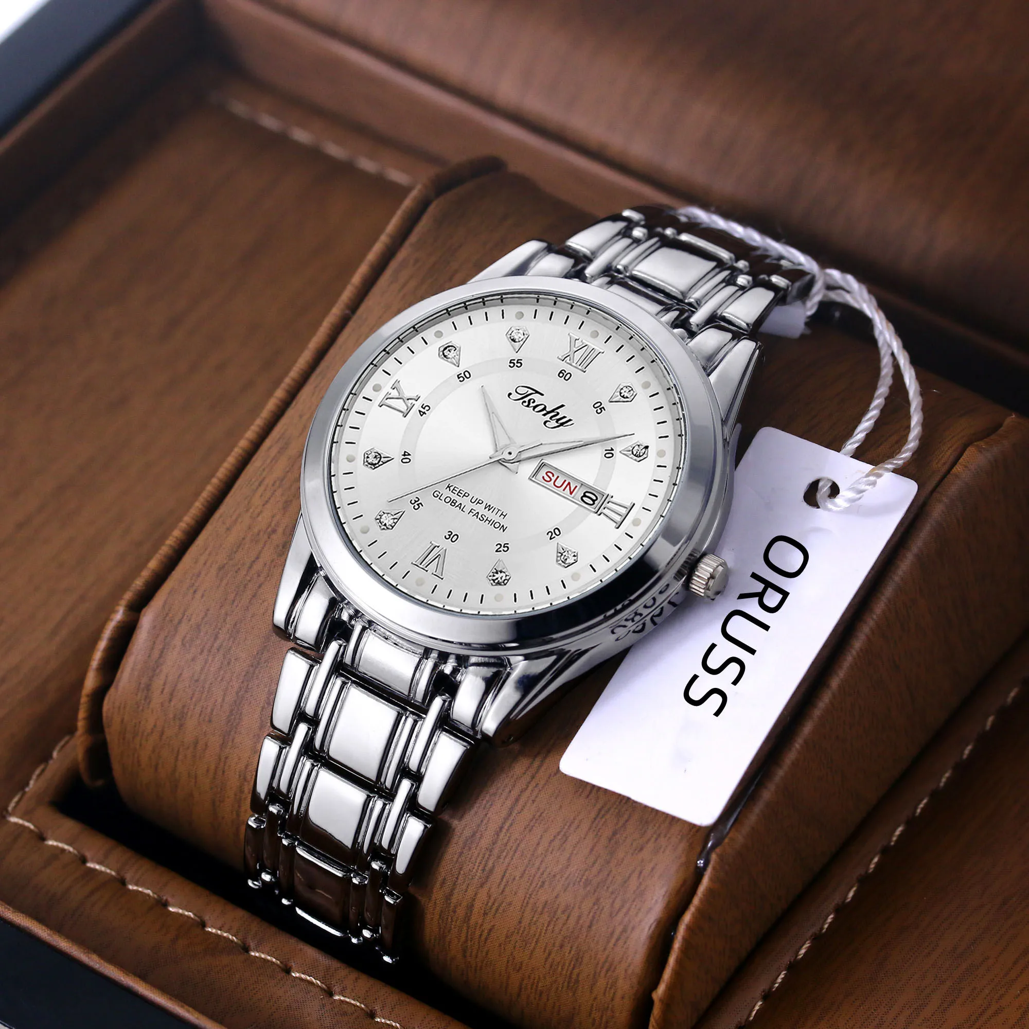 Osobowość młodzieżowa, męski zegarek studencki w obcym stylu, przystojny, prosty, podwójny kalendarz, trwały, rekreacyjny, sportowy, klasyczny wat