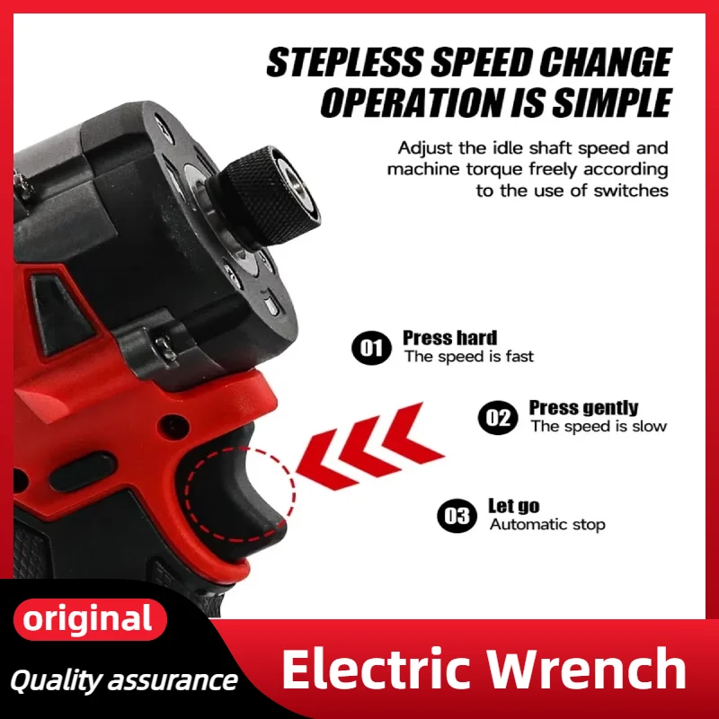 ميلووكي سائق تأثير لاسلكي سائق كهربائي مدمج مفك براغي بدون فرش تأثير الحفر أداة عزم دوران عالية بطارية ليثيوم #3