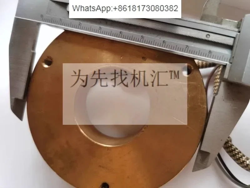 Pillow packaging machine with large wheels and fully sealed copper heating element 220v600w brass diameter 88 * 19