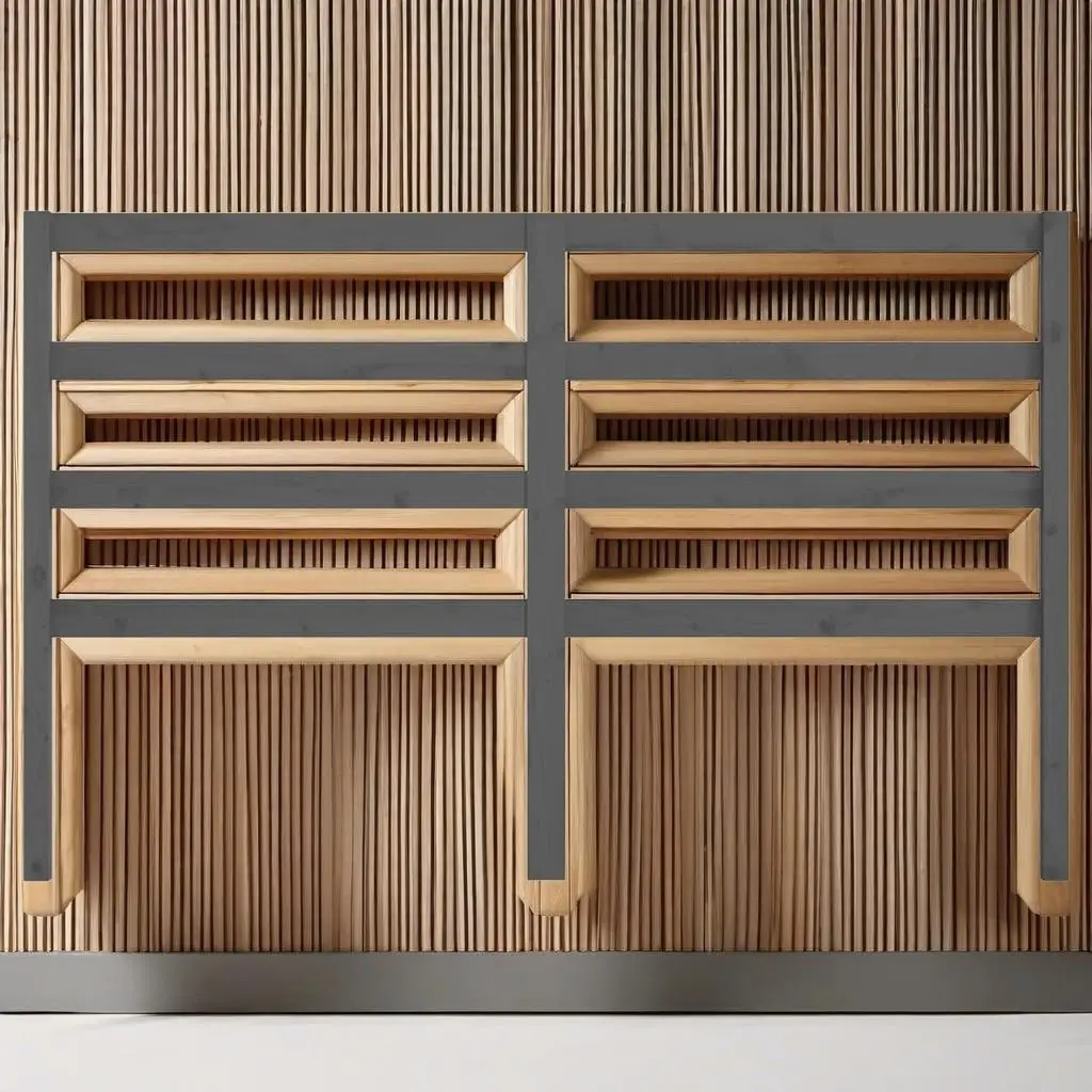 Cabecero de cama de pino macizo gris 146x4x100 cm | Diseño elegante y duradero para dormitorios