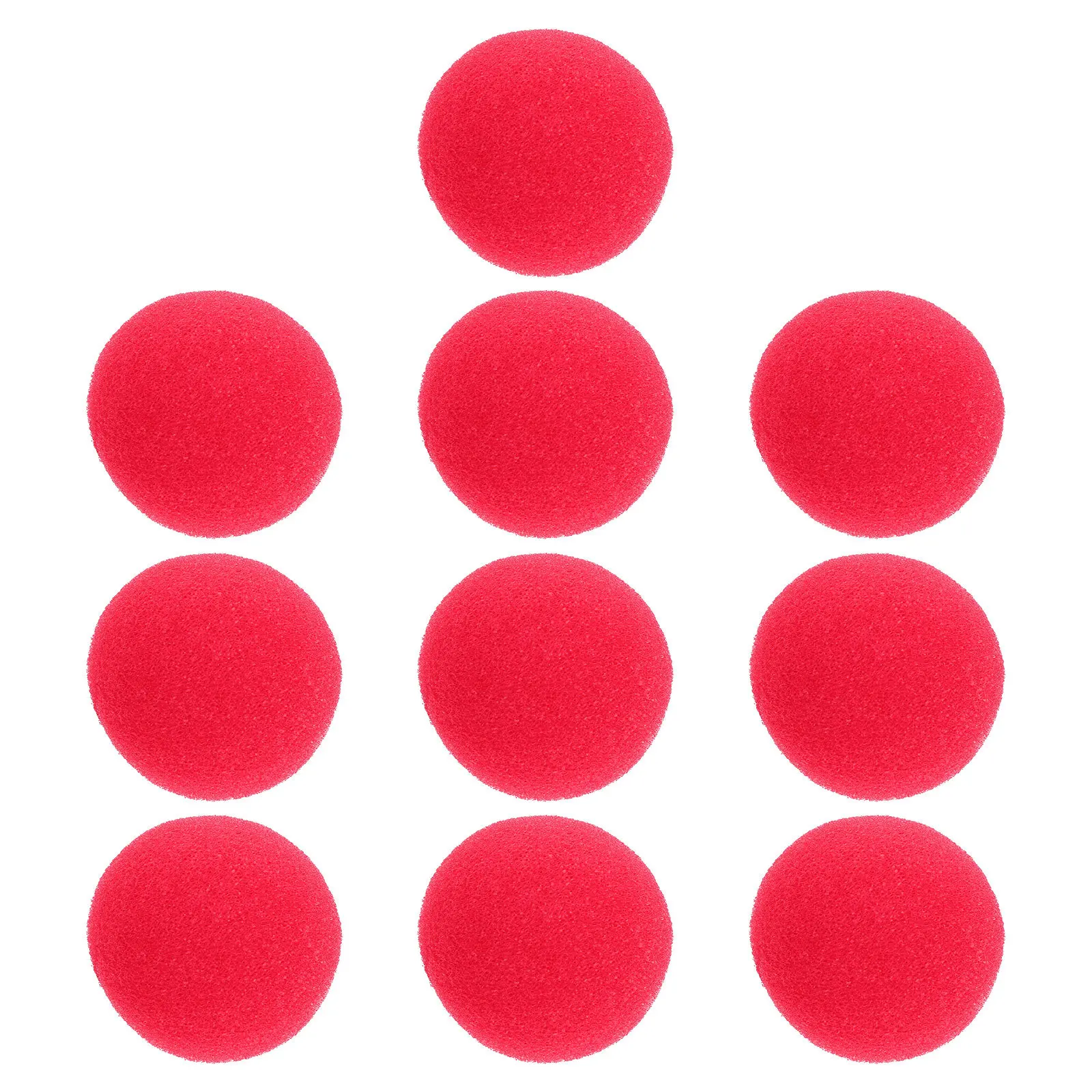 Halloween Party Decor 10 stks Rode Clown Neus Sponzen Fancy Dress Accessoire Kerst Carnaval Prop Kids Kostuum Make-up Tool Bag Filler