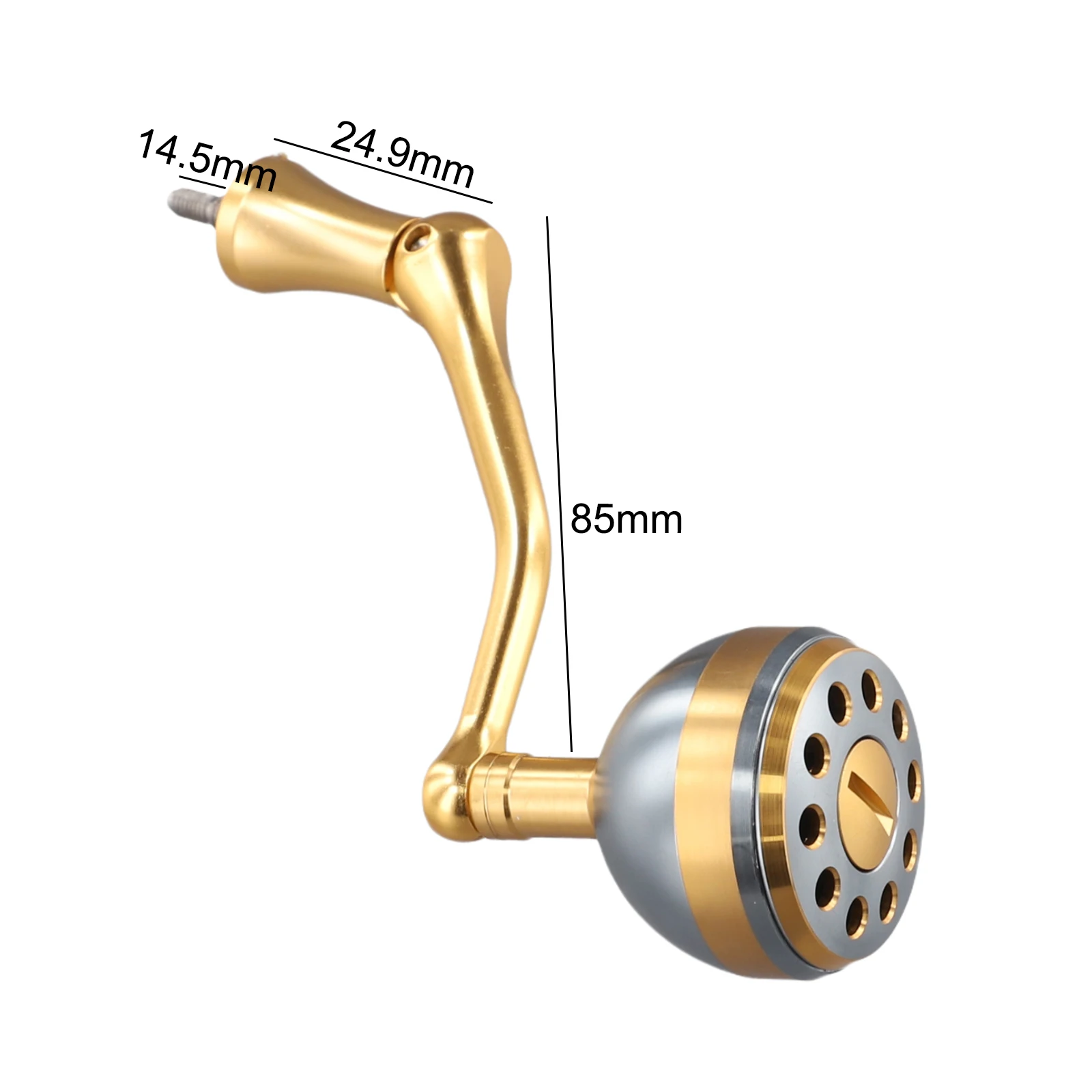 

Reel Repair Reel Crank Most Fishing Reels More Torque Aluminum Alloy Fishing Reel Handle Increased Sensitivity For DIY Projects