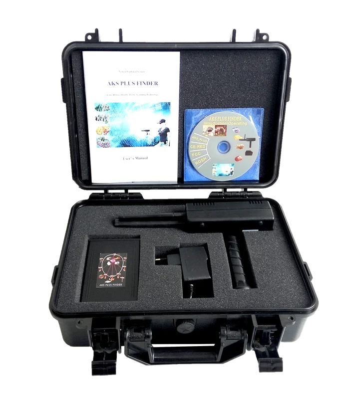 AKS Dual Plus Finder Portable 20m Depth Long Range 3D Accurate Position Exploration Copper Silver Gold Diamond Detector