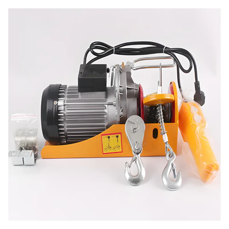 

Electric mini hoist steel using portable crane with remote control