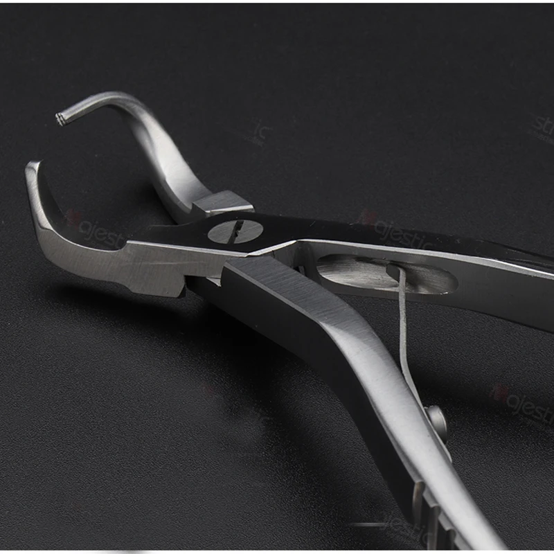 Crown remover and remover pliers for removing full baked ceramic and metal temporary crowns