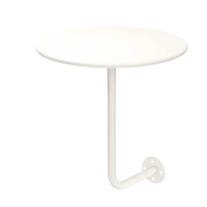 

Internet celebrity simple wall metal small round table wrought iron dessert shop milk tea shop indoor card seat fixed wall hangi