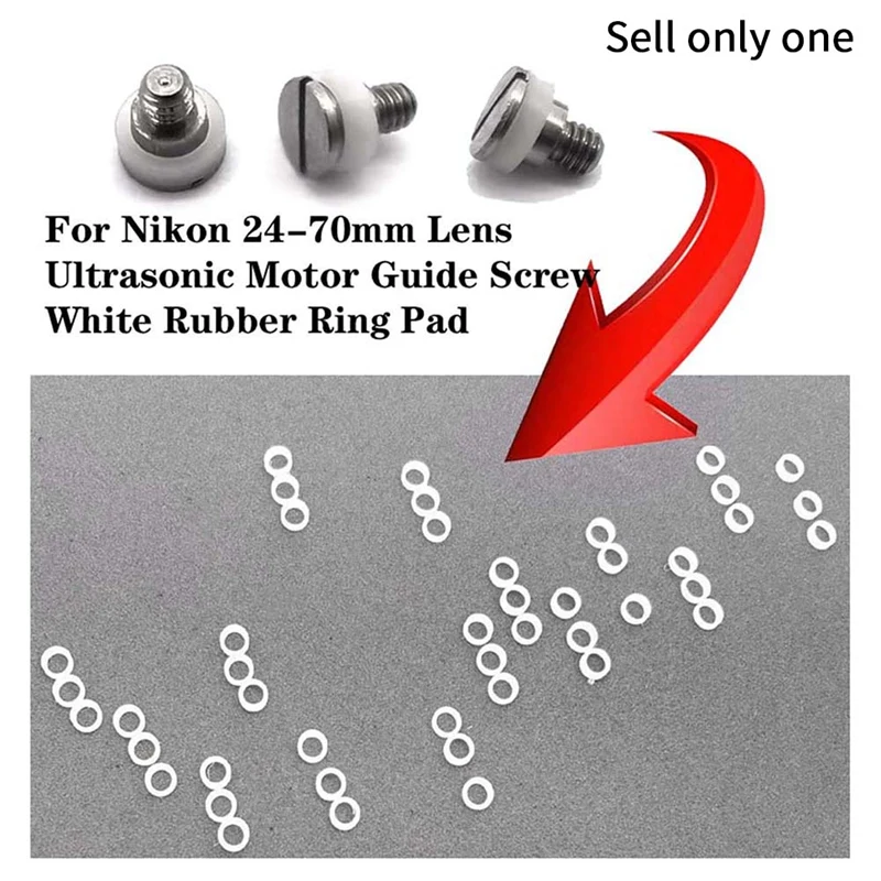 1Pcs Weiß Schraube Dichtung Barrel Ring Für Nikon 24-70Mm F2.8 Objektiv Reparatur Ersatzteile