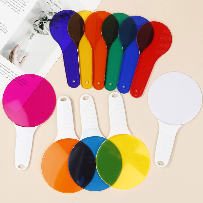 Brinquedo de mistura de cores para crianças, filtro óptico, educação infantil, ensinar Aids, ciência, vermelho, verde, amarelo, fábrica