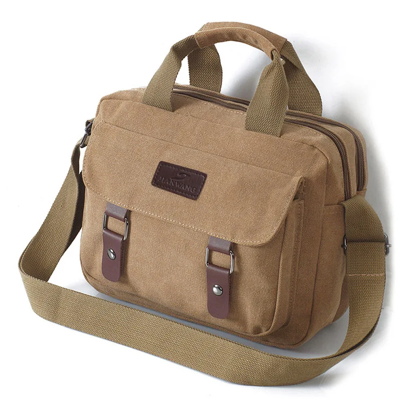 Męska płócienna torba na ramię Messenger Torba na ramię o dużej pojemności Casual Vintage Outdoor Sport Torebka podróżna Torba na ramię dla mężczyzn