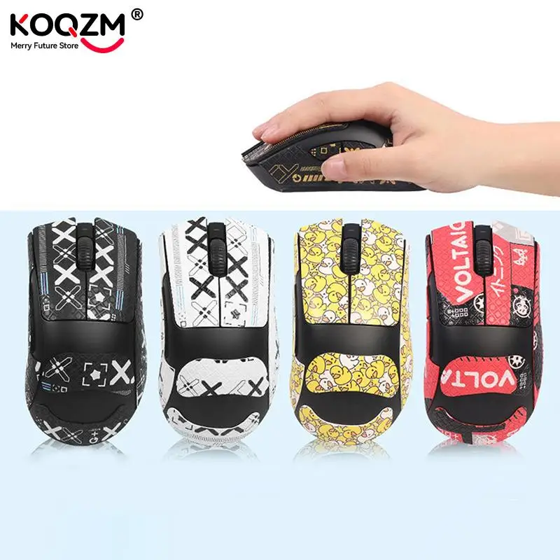 

Mouse Grip Tape Skate Handmade Sticker Non Slip Suck Sweat For Razer Viper Ultimate DeathAdder V3 PRO Mouse Anti-Slip Sticker