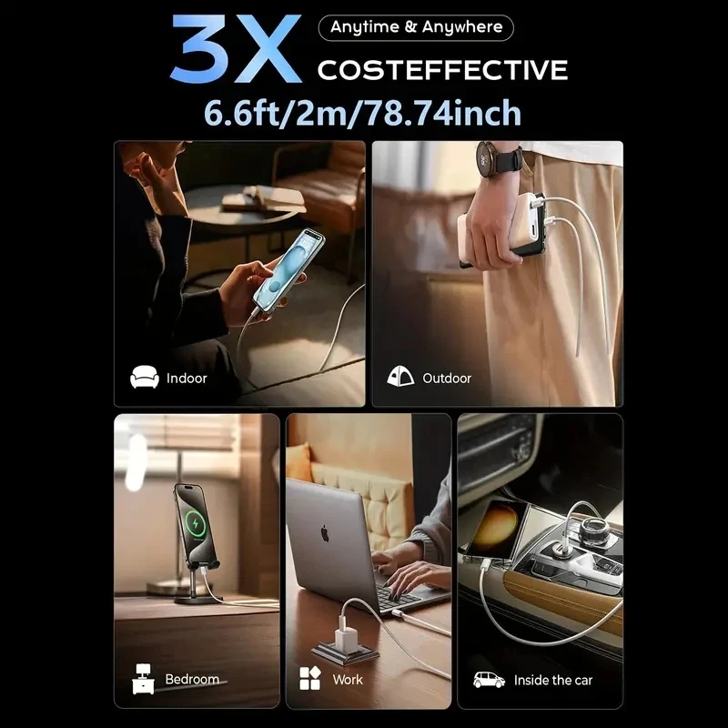 Original USB-C USB C To Type C Fast Charger Cable For Apple iPhone 17 Air 16 Pro Max 15 Plus 60W PD Quick Charge Xiaomi Samsung