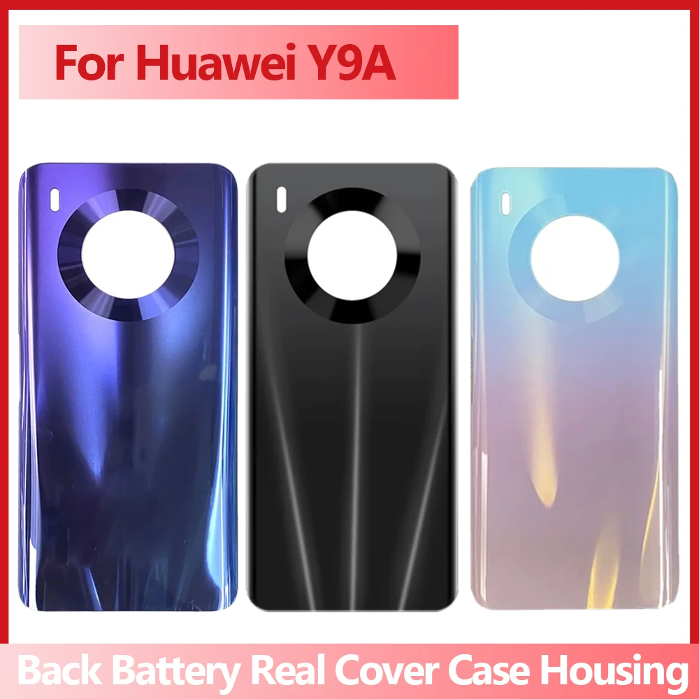 For Huawei Y9a Back Cover Y9a Battery Back Rear Glass Cover Back Cover Case Back Battery Cover Housing