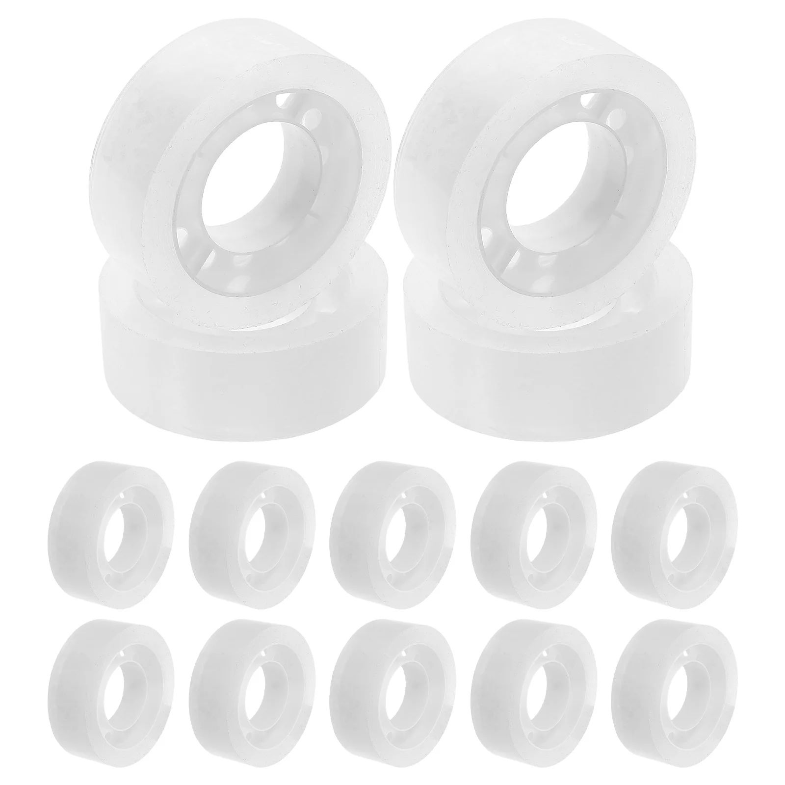 

16 Rolls Stationery Tape Clear Office Invisible Refill Refills for Dispenser Bopp Packing Supplies