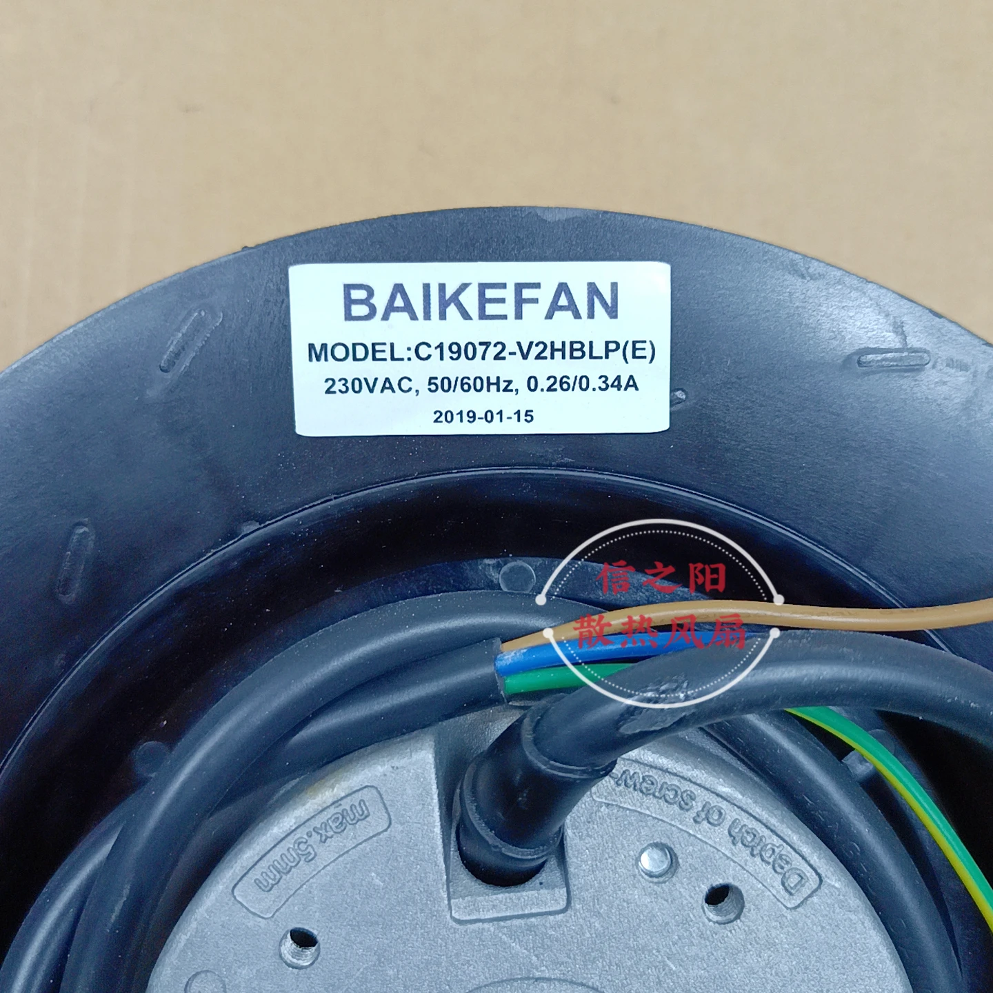 

BAIKEFAN C19072-V2HBLP AC 230V 0.26/0.34A Server Cooling Fan