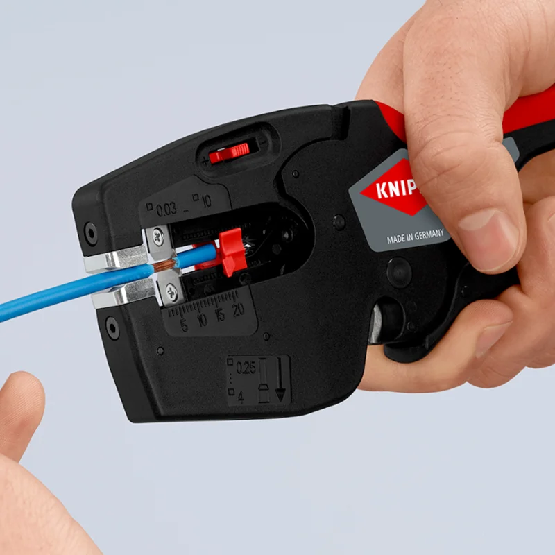 KNIPEX 12 72 190 NexStrip Multi-Tool for Electricians Automatic Wire Stripper