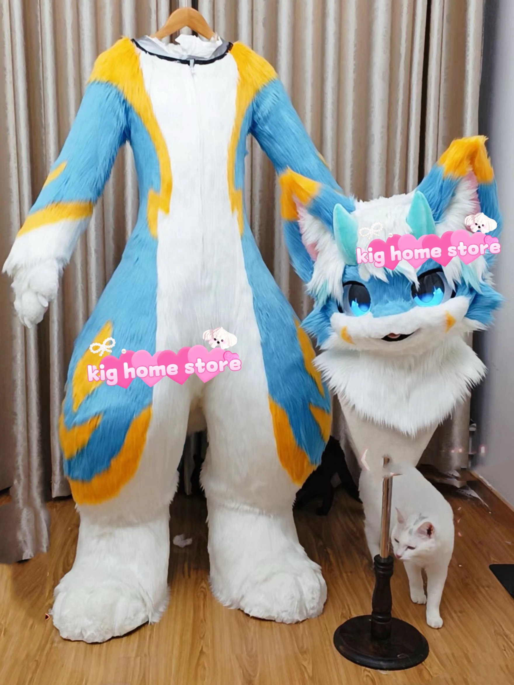 Animal Suit Fursuit Wearable Furry Cute Furry Cosplay Costume Furry Suit Full Set Of Genuine Handmade Comic Show Cute Cartoon