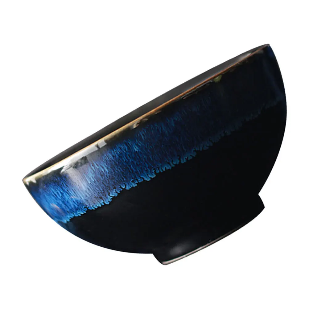 

Japanese Style Ceramic Rice Bowl Finish Microwave Safe Dish for Soup Noodle Salad Home Kitchen Tableware