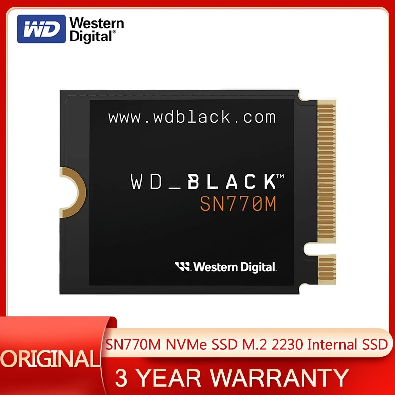 مراجعة وتحليل لمحرك الأقراص الصلبة WD_BLACK SN770M NVMe SSD M.2 2230