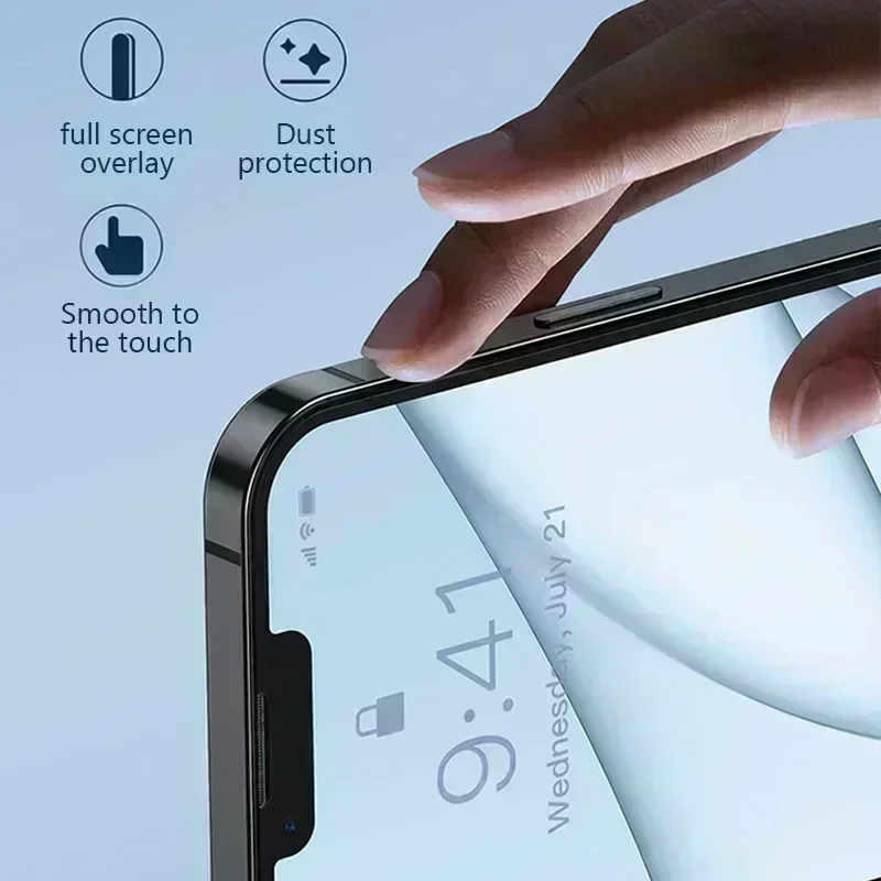 6IN1 Tempered Glass For iPhone 14 15 13 12 11 Pro Max SE 2020 Camera Screen Protector For iPhone 15 14 Plus 13 12 Mini Len glass image 3