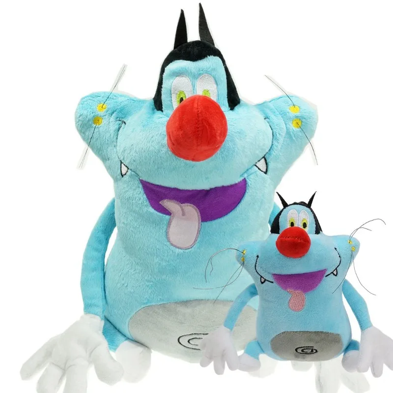 

Мягкая плюшевая игрушка-подушка 35 см с персонажами мультфильма «Оги и тараканы», украшение для дивана, компаньон для сна, подарок на день рождения