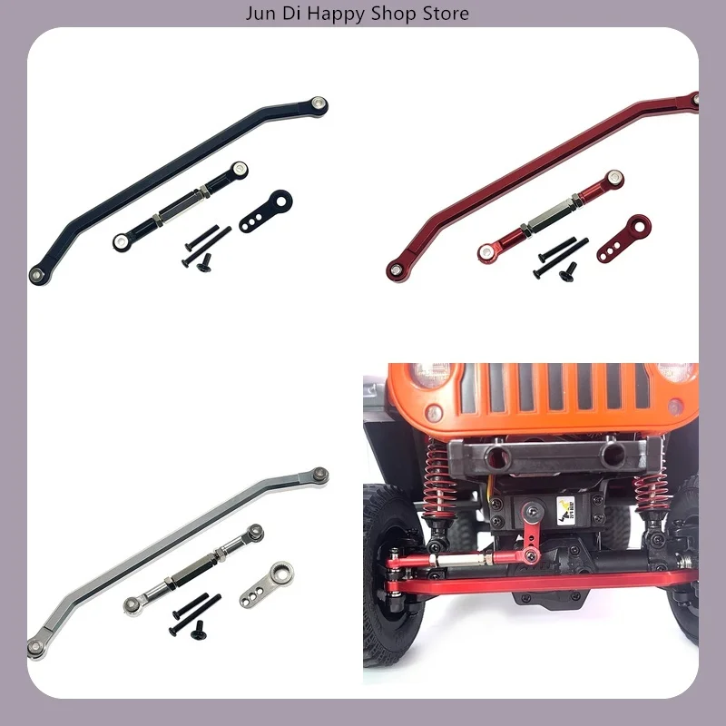 Metal Upgrade Steering Linkage & Servo Arm for Mang Niu 1/12 MN128 RC Car Spare Parts