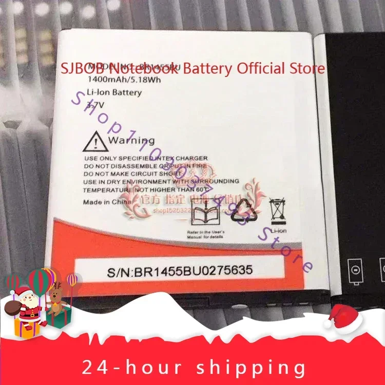 High quality products For Intex Br1455bu Mobile Phone Battery 3.7V 1400mah 5.18wh External Battery