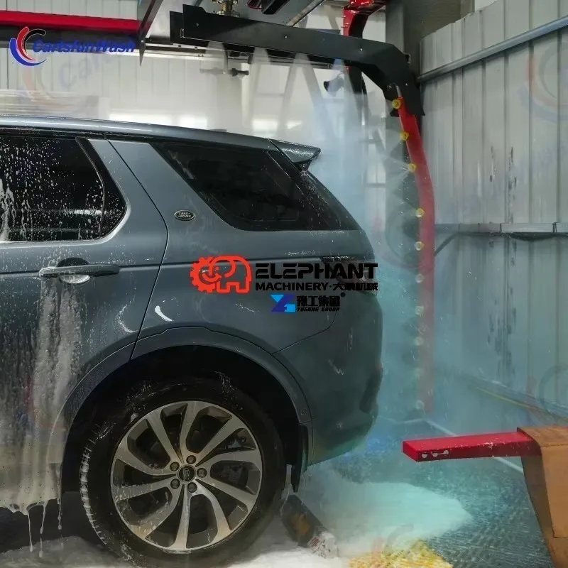 24/7 Operation Fast 3-7 Min Fully Automatic Car Wash Machine with Foam Wax System for Auto Detailing Shop & Highway Service Area