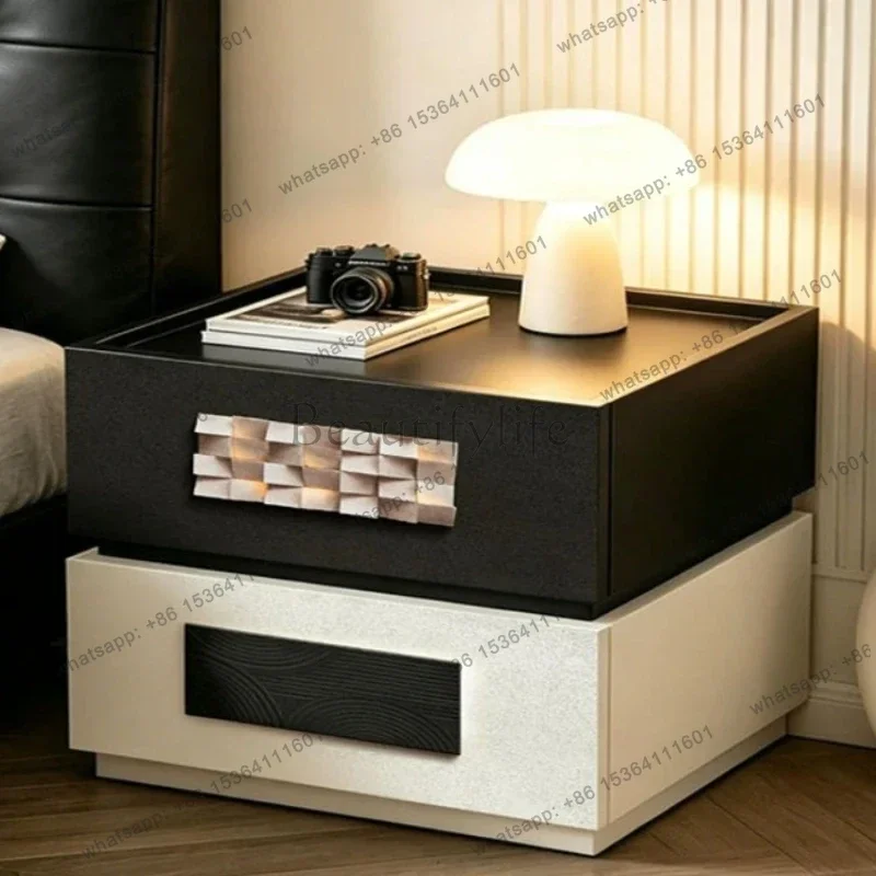 Factory Direct Luxury Vintage Nightstand Modern Nordic Trendy Storage Aesthetic Display Nightstand Table De Nuit Bedroom Furnitu