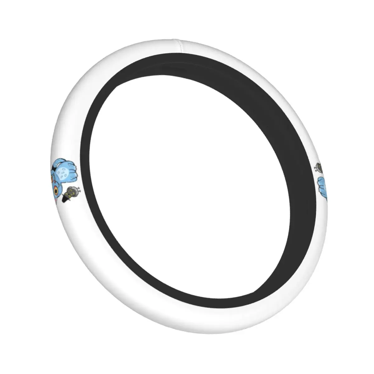 عجلة توجيه سيارة يغطي KPop شيطان الصيادين النمر المضادة للانزلاق جديلة على غطاء عجلة القيادة سيارة التصميم اكسسوارات السيارات