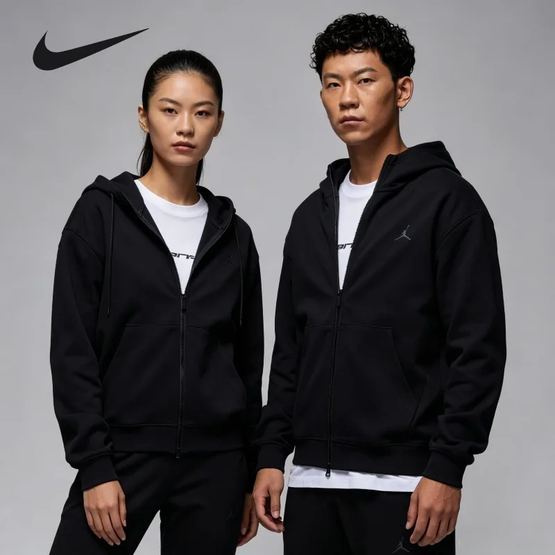 Nike Unisex Color Block Wind Jacket Spring Fall Outdoor Hiking Lightweight Couple CoatFV8603-010 1PCS